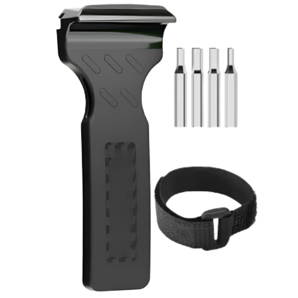 Ferramenta portátil para desmontar pneus de bicicleta Vermon, ferramenta de ciclismo em conjunto preto para troca de pneus.