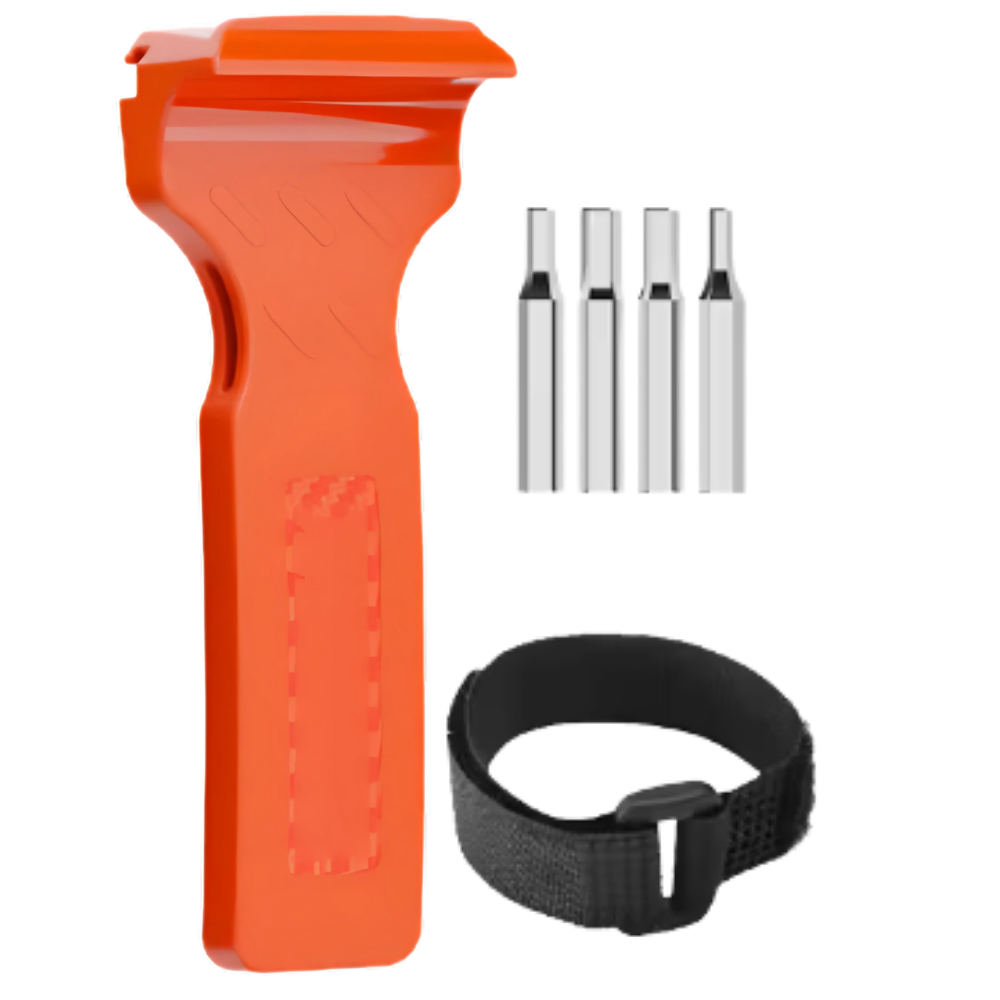 Ferramenta portátil para desmontar pneus de bicicleta Vermon, ferramenta de ciclismo de cor laranja para troca de pneus.