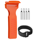 Ferramenta portátil para desmontar pneus de bicicleta Vermon, ferramenta de ciclismo de cor laranja para troca de pneus.