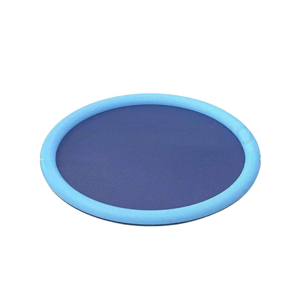 Pataugeoire portátil para cães Lingke, almofadada, ideal para diversão aquática ao ar livre para cães de todos os tamanhos.
