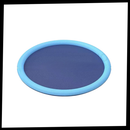 Pataugeoire portátil para cães Lingke, acessório de diversão aquática com superfície de plástico para banho e brincadeiras ao ar livre.