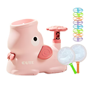 Disco voador portátil rosa da marca Runaware, brinquedo de esporte fácil de lançar e usar ao ar livre.