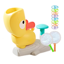 Disco voador portátil amarelo da marca Runaware, brinquedo de esporte fácil de lançar e usar ao ar livre.