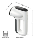 Passador de roupas portátil Divanover, aparelho de vapor para roupas, compacta e fácil de usar para remover vincos.