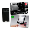 Teclado virtual holográfico portátil da Tomtop em tecnologia laser, ideal para comunicação móvel e digitação futurista.