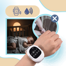 Relógio de alarme de enurese da Lifcasual para aprendizado de higiene, com detector instantâneo para controle do xixi na cama.