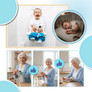 Relógio de alarme de enurese da Lifcasual para aprendizado de higiene, com tela digital e alerta para controle da incontinência.