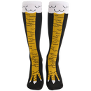 Meias femininas com estampa de patas de galinha da marca Gl, detalhes de estilo divertido e confortável para o dia a dia.