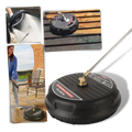 Equipamento elétrico externo Power Products com disco de conexão para limpeza com alta pressão e dupla função.