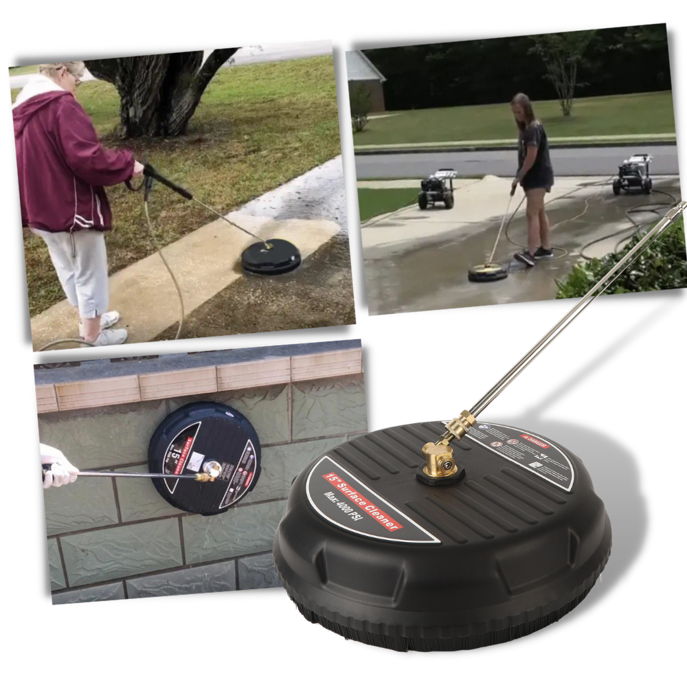 Equipamento elétrico de exterior Power Products, nettoyeur haute pression dual, com disco e conectores para limpeza eficiente