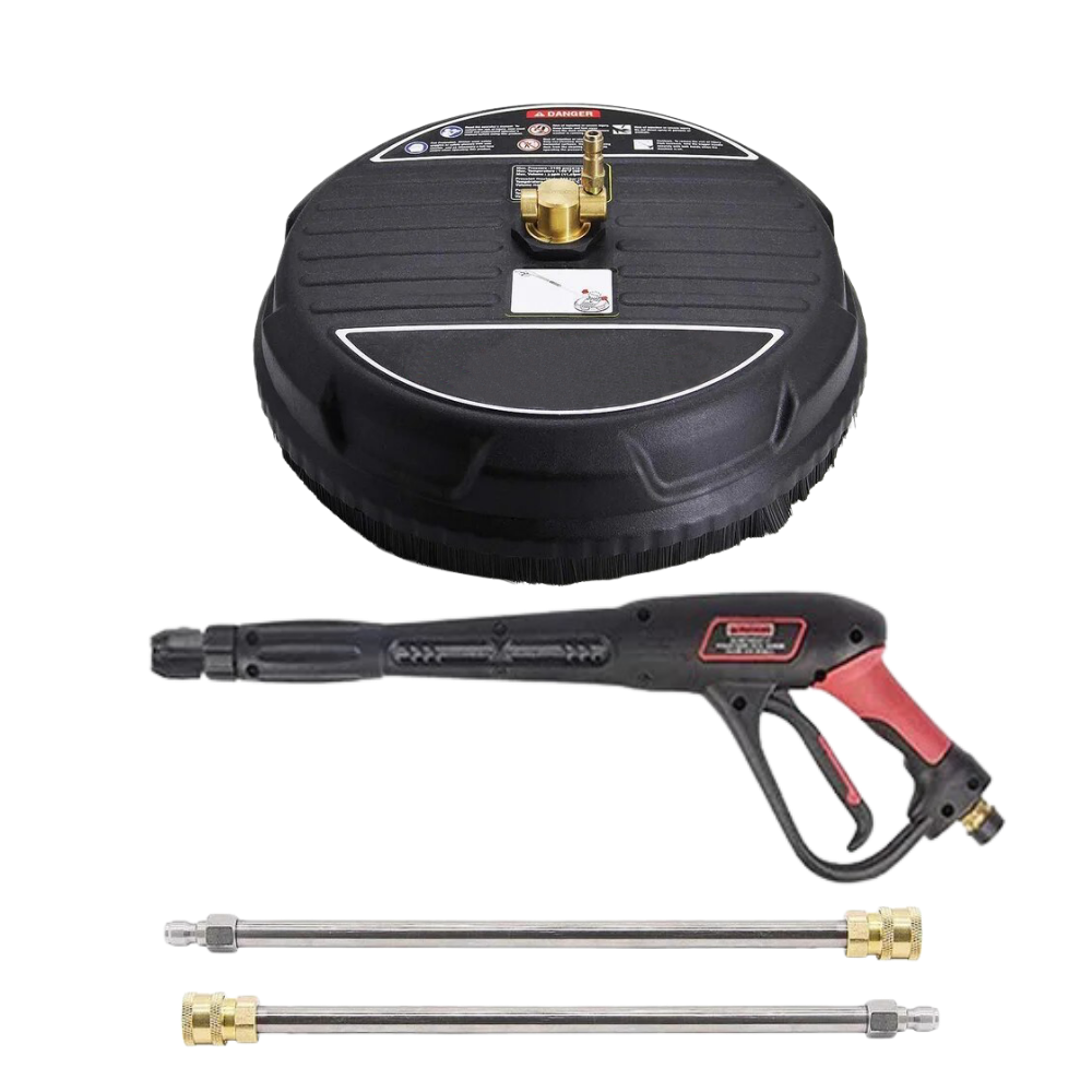 Dispositivo elétrico de exterior Power Products, nettoyeur alta pressão de dupla função com conector e disco.