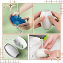 Rolo de fita adesiva potente da Minimanihoo para remover pelos de animais de roupas e superfícies, ideal para limpeza rápida.
