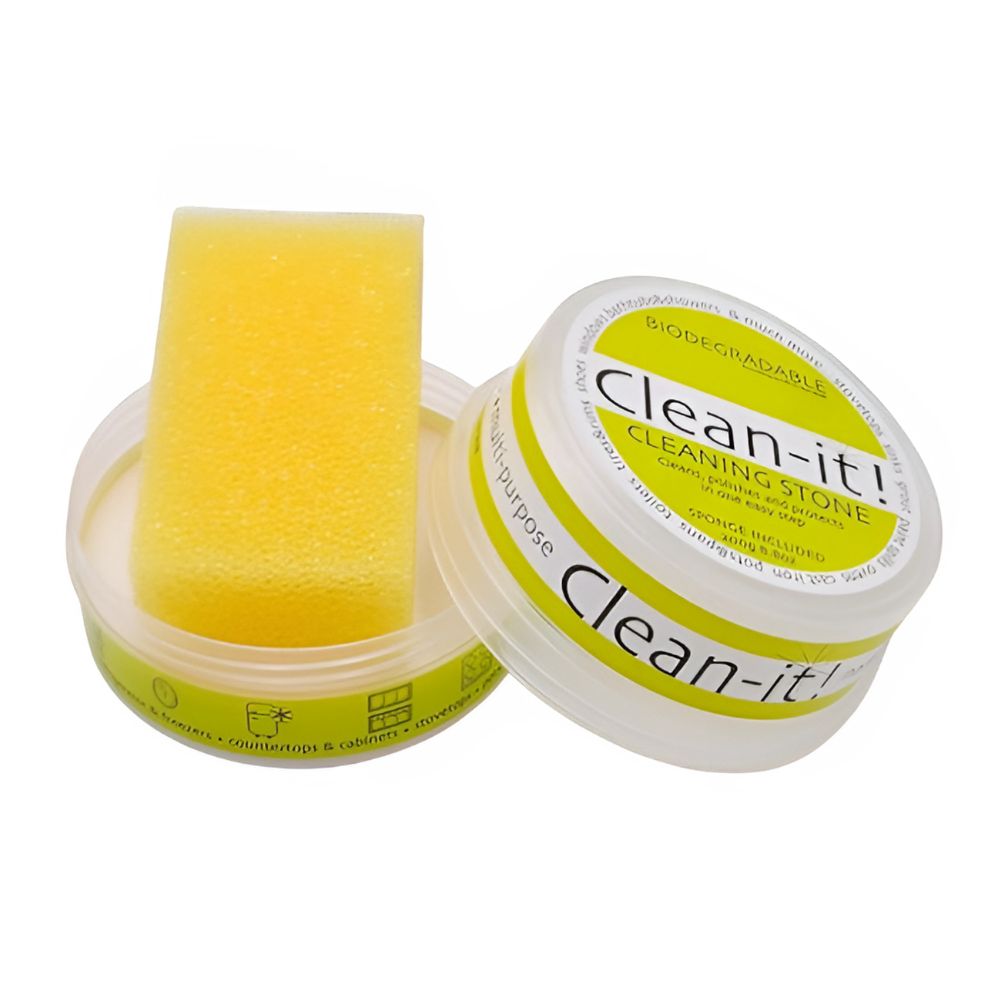 Pedra de limpeza natural e poderosa da Shadazzle para limpeza doméstica, resistente e eficaz na remoção de sujeira.