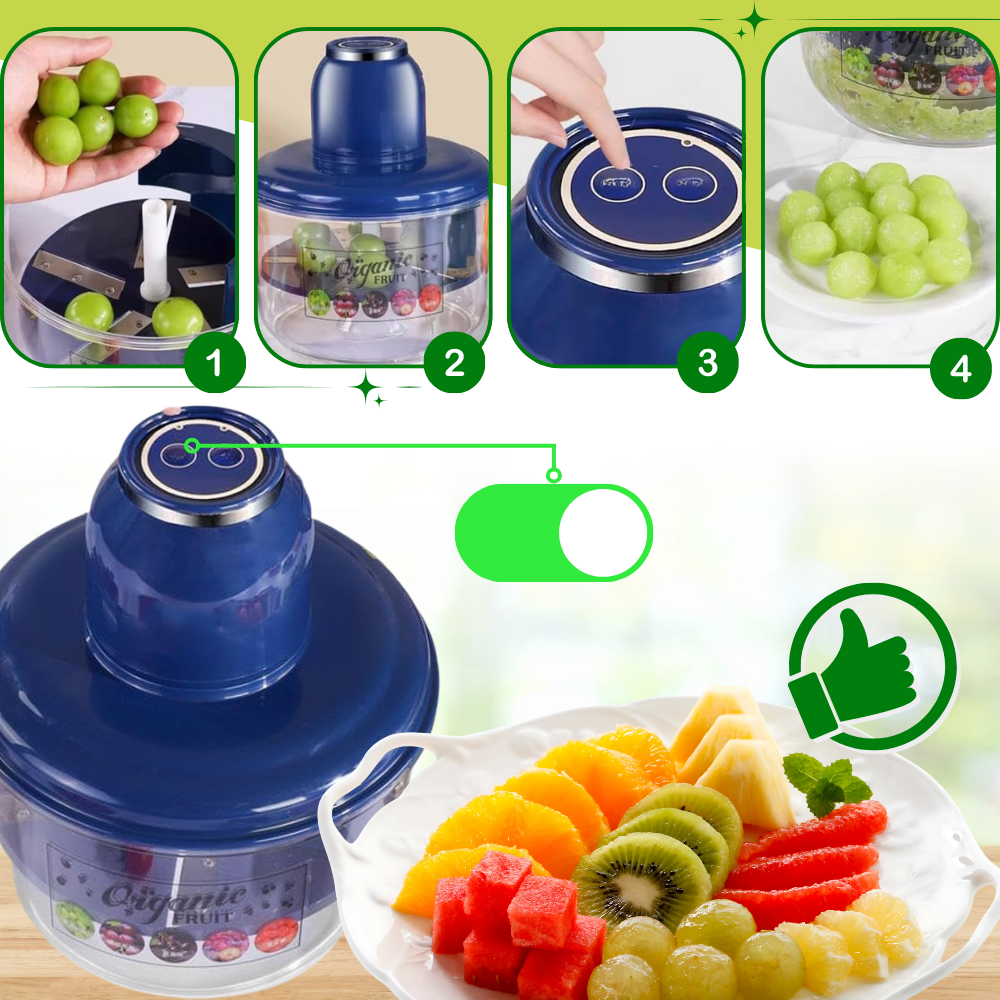 Éplucheur elétrico de frutas a grappe Pyltt, utensílio de cozinha para descascar rapidamente uvas e frutas pequenas.