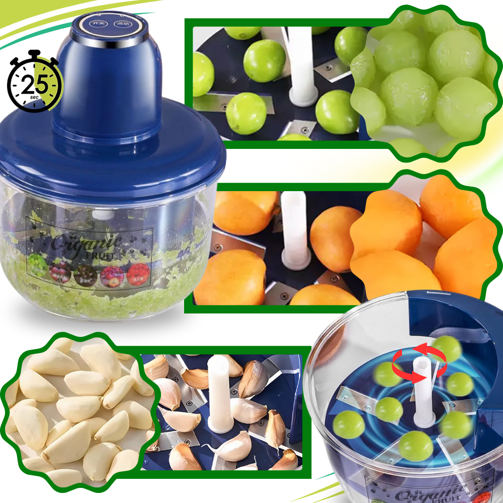 Éplucheur elétrico de frutas com alça para descascar facilmente uvas e frutas pequenas, marca Pyltt.