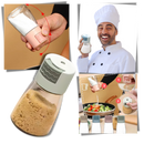Saladeiras de sal e pimenta Tking Fashion com botão de acionamento preciso para temperar alimentos na cozinha.