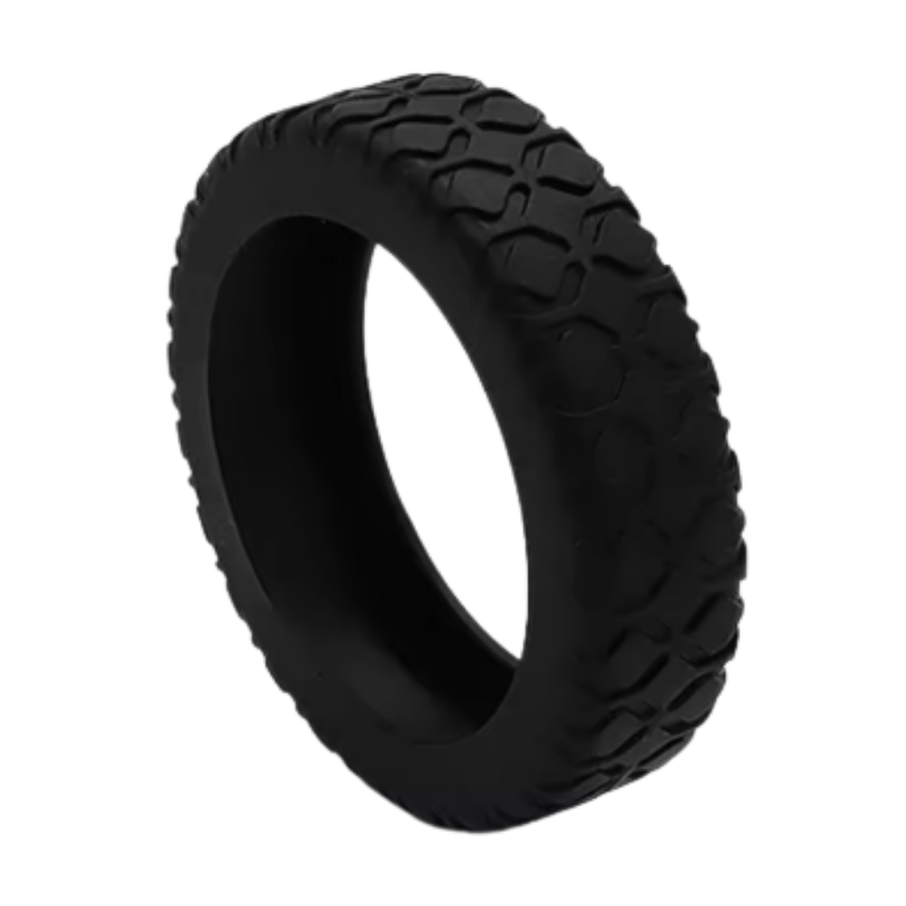 Proteções de silicone para rodas de mala Kehuo, acessório para bagagem, resistente e preta, ideal para proteger as rodas.