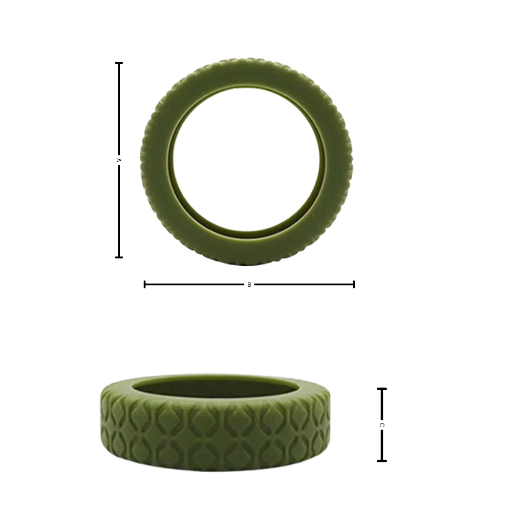 Proteções de silicone premium para rodas de mala, acessório para bagagens da marca Kehuo, proteção durável e flexível.