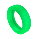 Proteções de silicone para rodas de mala Kehuo, acessórios para bagagem, com acabamento verde brilhante.