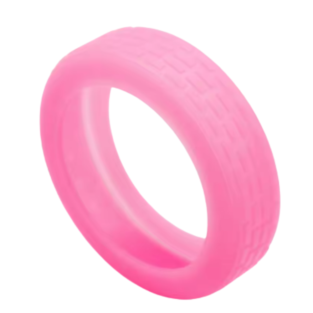 Proteções de silicone para rodas de mala Kehuo, acessórios resistentes e flexíveis em rosa para proteger e melhorar as rodas.