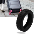 Proteções de silicone para rodas de mala da Kehuo, acessório resistente para proteger e prolongar a vida útil das rodas do bagagem.