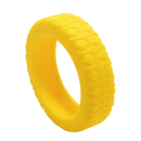 Proteções de silicone amarelas para rodas de mala, acessórios duráveis para bagagem, marca Kehuo.