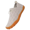 Sapatos confortáveis barefoot Luniquz na cor bege, com design natural e respirável, ideal para caminhar com conforto e liberdade.