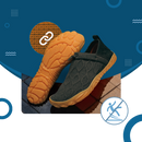 Sapatos confortáveis barefoot da marca Luniquz, modelo Prime Comfy com design ergonômico e sola flexível.