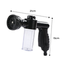 Pistolet de lavage de voiture haute pression Profit en noir avec distributeur de savon pour entretien de véhicules