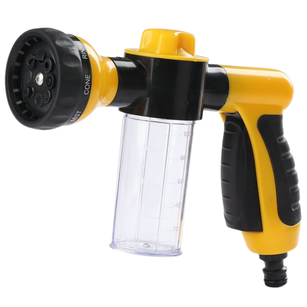 Pistolet de lavage de voiture haute pression Profit avec distributeur de savon, outil d'entretien et décoration de véhicules noir