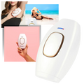 Mini épilador laser IPL da Project Retro para cuidados de depilação e rascagem, com design compacto e eficiente.