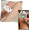 Epilador laser IPL mini da Project Retro para cuidados de pele, mostrando dispositivo portátil para remoção de pelos.