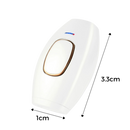 Mini épilador laser IPL da Project Retro para rasage e cuidados com a pele, mostrado em uma imagem com detalhes do aparelho.