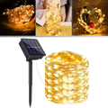 Guirlanda solar LED da Pure Garden, luminária externa de 3 metros com luzes LED decorativas para ambientes ao ar livre