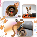 Arranhador anti-estresse para gatos da Slopehill, acessório inovador para aliviar o estresse dos felinos.