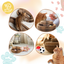 Arranhador anti-estresse para gatos da Slopehill, com materiais que promovem relaxamento e diversão para o felino.