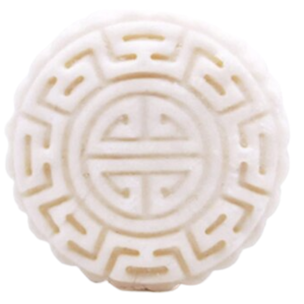 Barra de shampooing e condicionador ao arroz da Qianli para cuidado dos cabelos, mostrando embalagem e textura do produto.