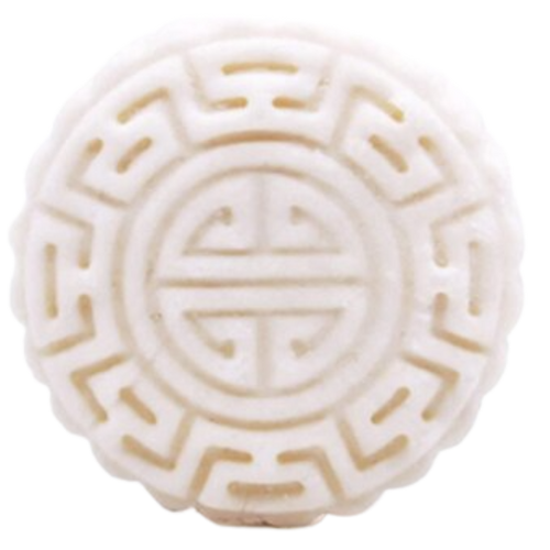 Barra de shampooing e condicionador ao arroz da Qianli para cuidado dos cabelos, mostrando embalagem e textura do produto.