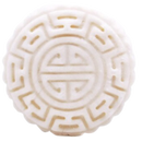 Barra de shampooing e condicionador ao arroz da Qianli para cuidado dos cabelos, mostrando embalagem e textura do produto.