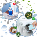 Folhas de sabão ecológicas da Cleancult para lavagem rápida, compactas e dissolução fácil, produto de blanchisserie sustentável.