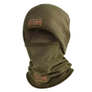 Balaclava de inverno rápida da West Biking, em verde, para proteção e conforto durante atividades ao ar livre no frio.