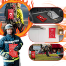 Cobertor de emergência Leberna para extinção rápida de fogo, cobertor de sobrevivência resistente a incêndios.