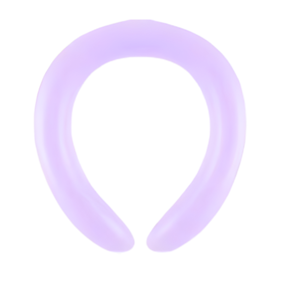Cachecol refrescante para o pescoço da Kihuot, com design roxo e tecido macio para conforto e resfriamento.