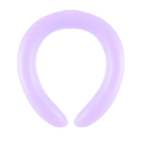 Cachecol refrescante para o pescoço da Kihuot, com design roxo e tecido macio para conforto e resfriamento.