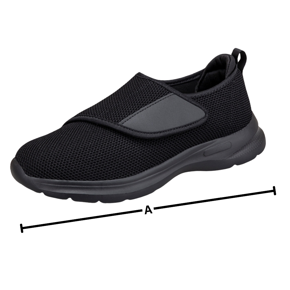Sapatos FitVille para pés diabéticos com alívio rápido do calcanhar, com design confortável e suporte para o conforto diário.