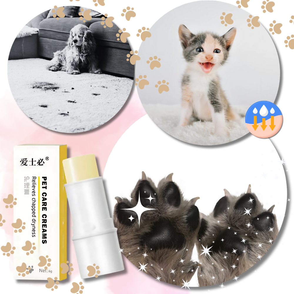 Bálsamo calmante para almofadas de animais de estimação, marca Only Natural Pet, aplicador sem bagunça para alívio rápido.