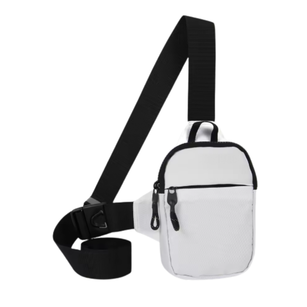Mini saco a tiracolo elegante da Quintina, bolsa branca de tamanho compacto, ideal para uso diário e ocasiões especiais.