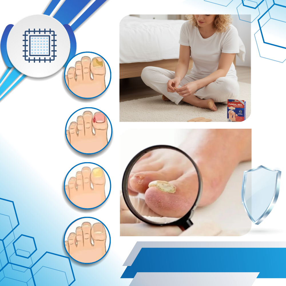 Adesivo hidratante para unhas com tecnologia de hidrogel, da marca Qwerty, ideal para cuidados com as unhas.