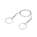 Acessórios para serra com fio de aço portátil da marca Qymhoods, útil para cortes precisos em trabalhos de marcenaria.