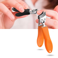 Corte unhas de grande abertura da Randolph, ferramenta de cosméticos preta para cortar unhas com facilidade.